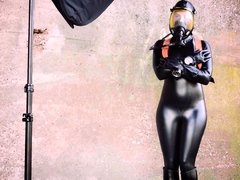 Amateur striptease and Solo masturbation