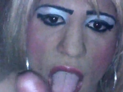 crossdresser sucks hard